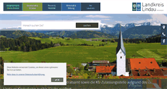 Desktop Screenshot of landkreis-lindau.de